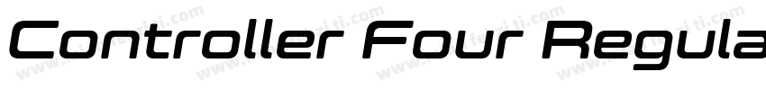 Controller Four Regular字体转换